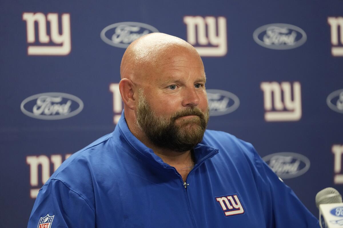 Giants coach Daboll happy with a few of the rookies after loss to Lions in preseason opener - The San Diego Union-Tribune
