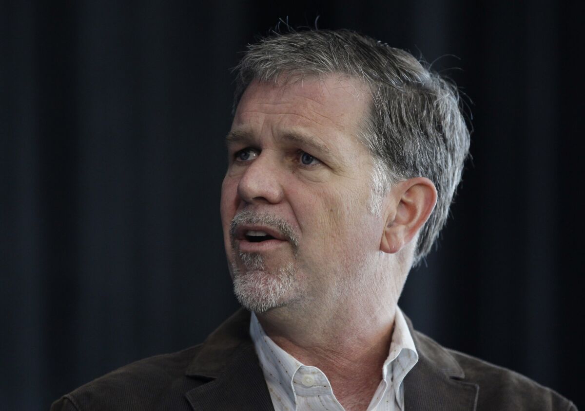Netflix CEO Reed Hastings made $11.1 million in 2014, according to a regulatory filing.