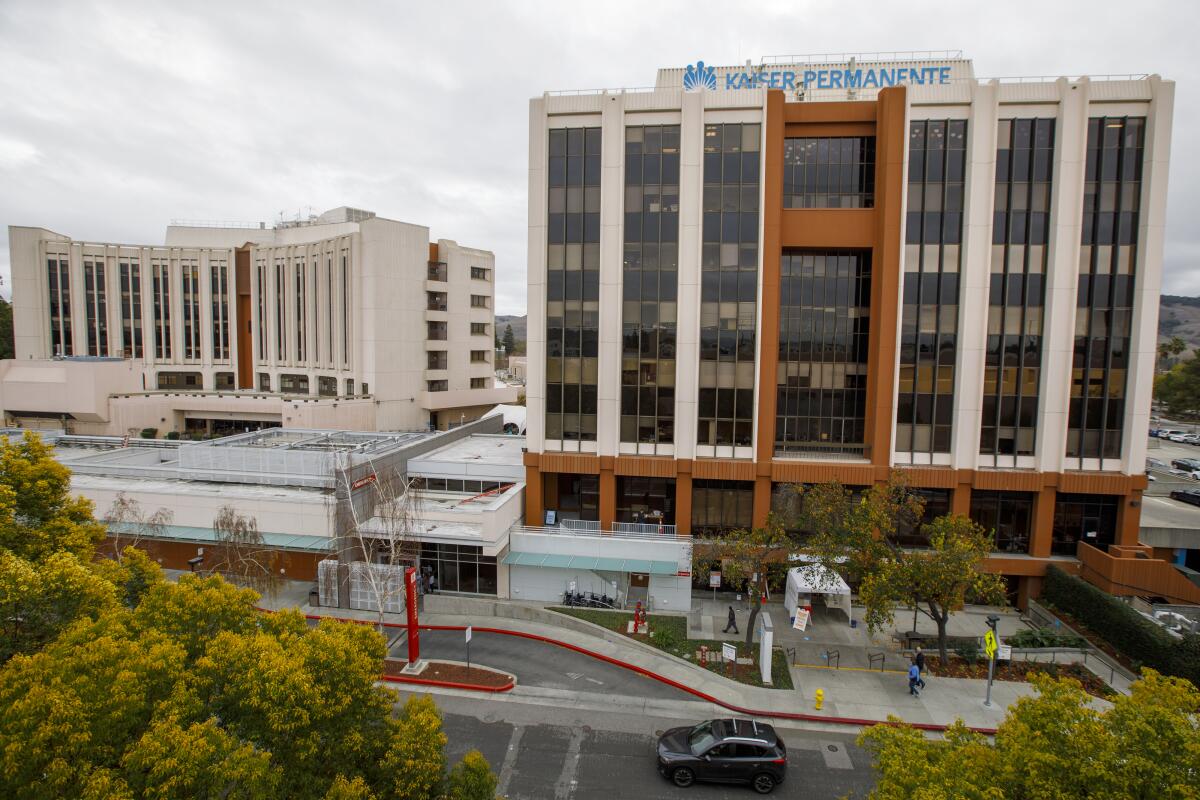 The Kaiser Permanente San Jose Medical Center building 