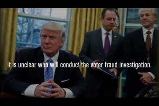 Without evidence, President Trump calls for major voter fraud investigation