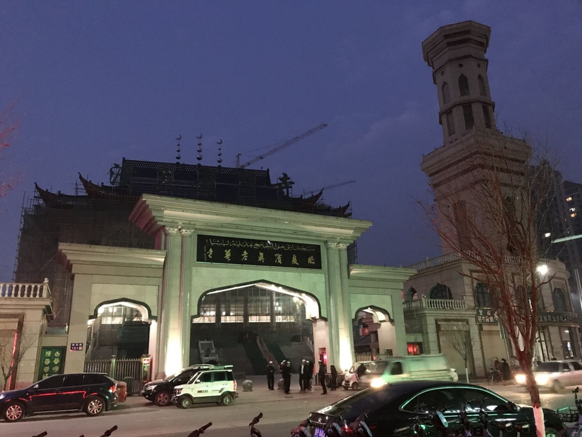 The Laohua mosque in Linxia, Gansu province, on Nov. 13, 2020.