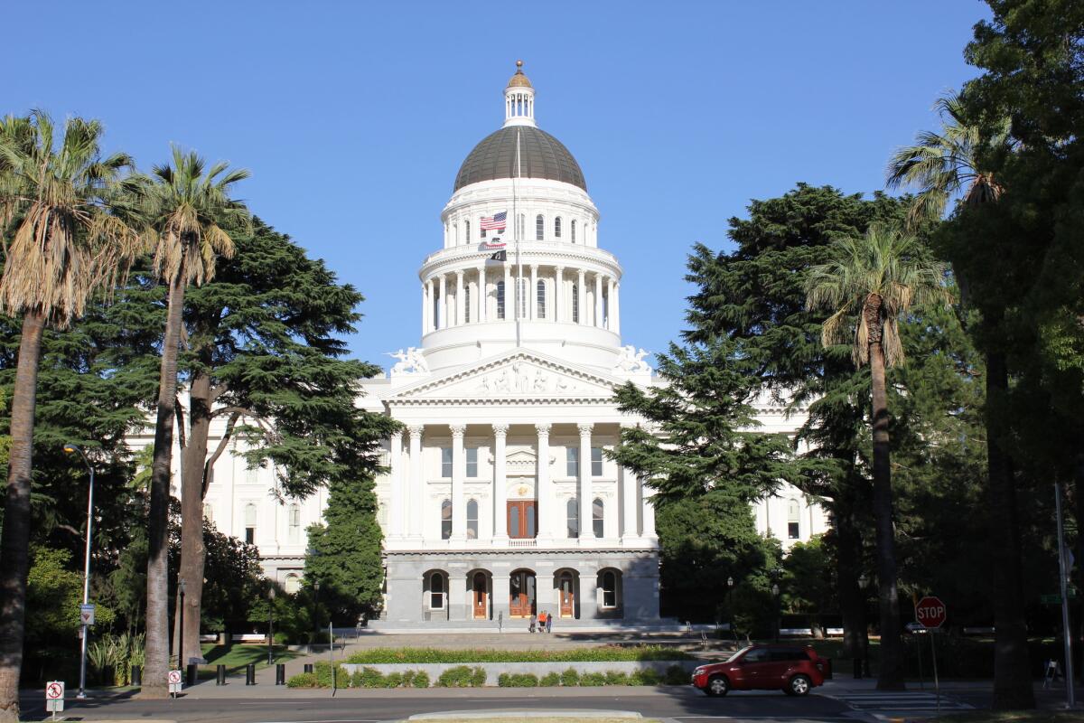 The California state Capitol in Sacramento.