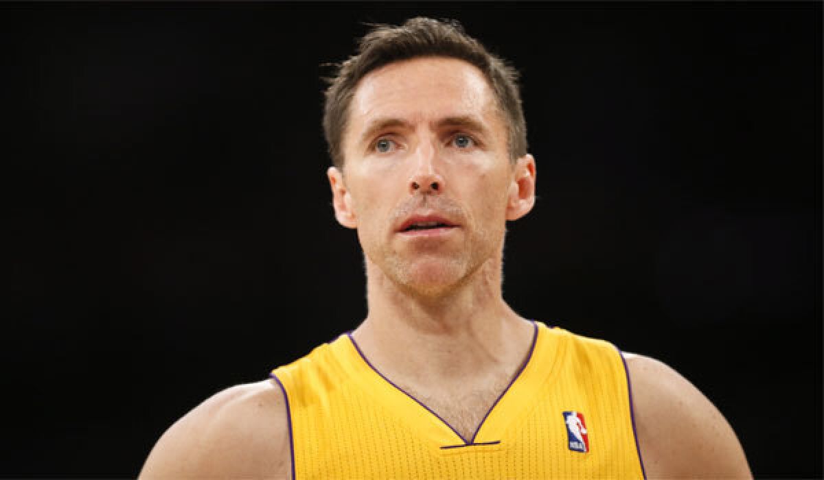 Steve Nash will earn $9.7 million in the final season of his three-year deal with the Lakers.