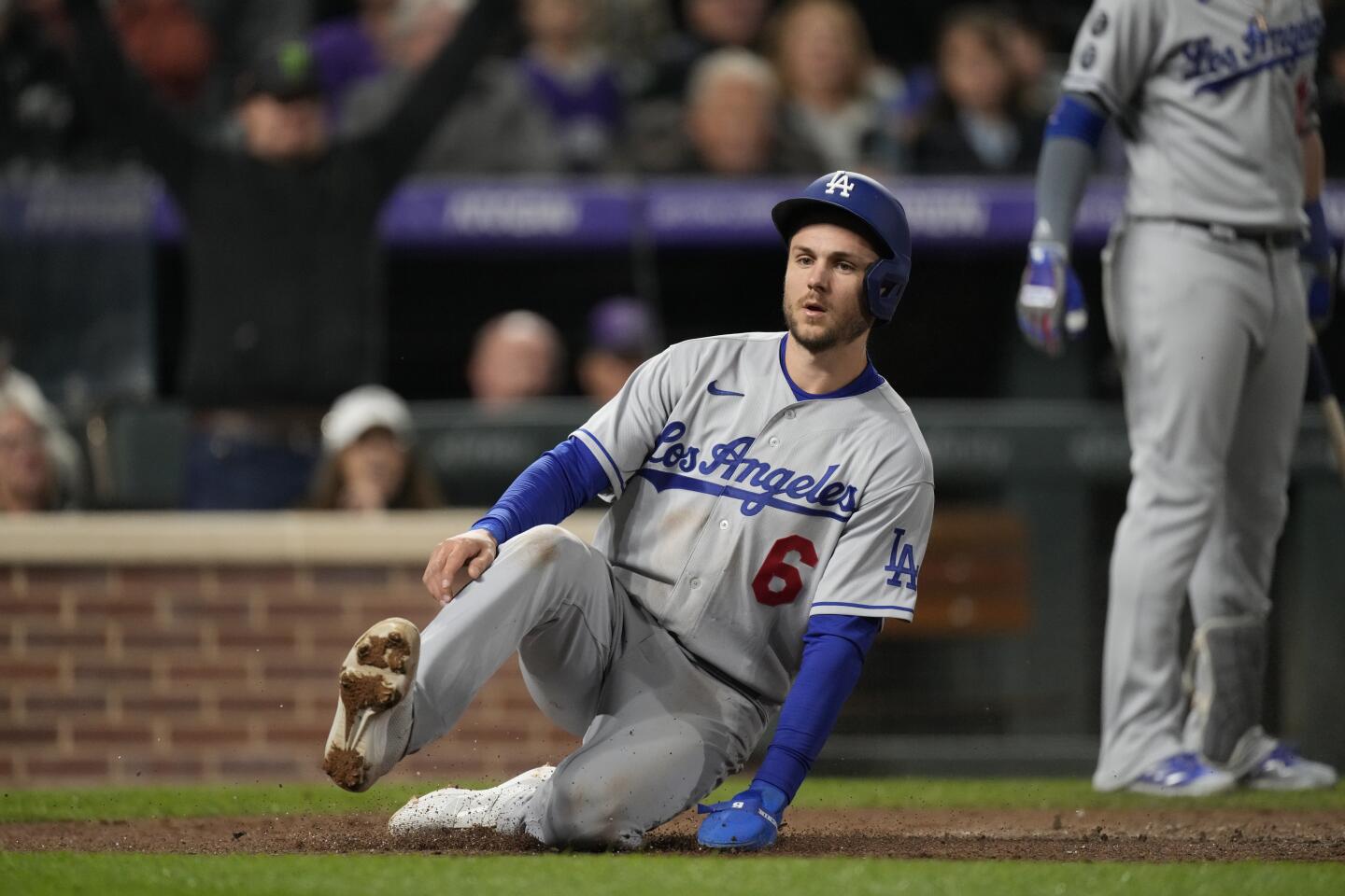 L.A. Dodgers Player Pulls Off Coolest Slide Ever