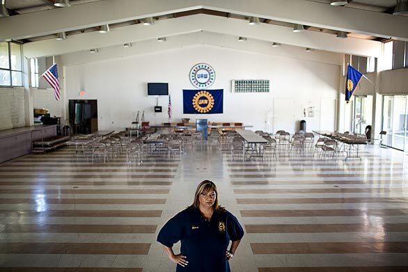 For UAW Local 2244 member Leticia Quesada, having a union job is everything. "Some people think wed be fine without a union," said Quesada, seen standing in the union hall across the street from the New United Motors Manufacturing Inc. plant in Fremont. "They never worked in a plant without one."