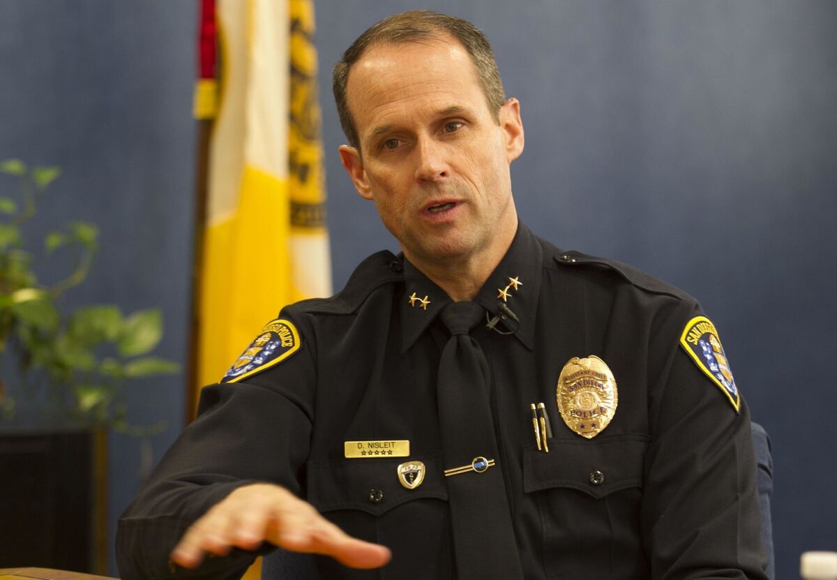 San Diego Police Chief David Nisleit.