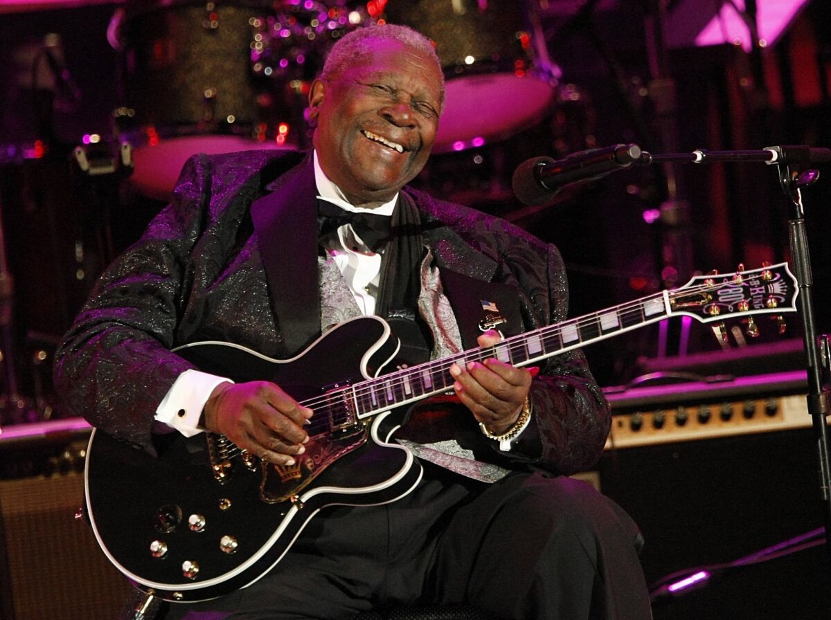 B.B. King performs at the Hollywood Bowl on June 20, 2008