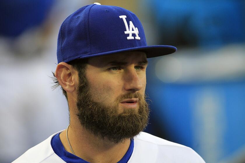Scott Van Slyke is hitting .306 with a team-high on-base plus slugging percentage of 1.141 for the Dodgers.