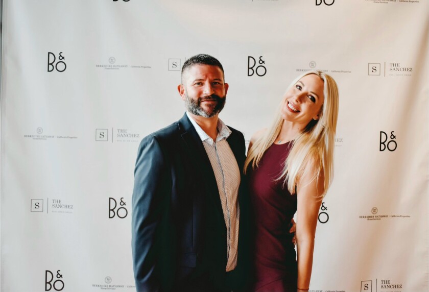 Charlie and Chantal Sanchez from The Sanchez Real Estate Group of Berkshire Hathaway HomeServices California Properties.
