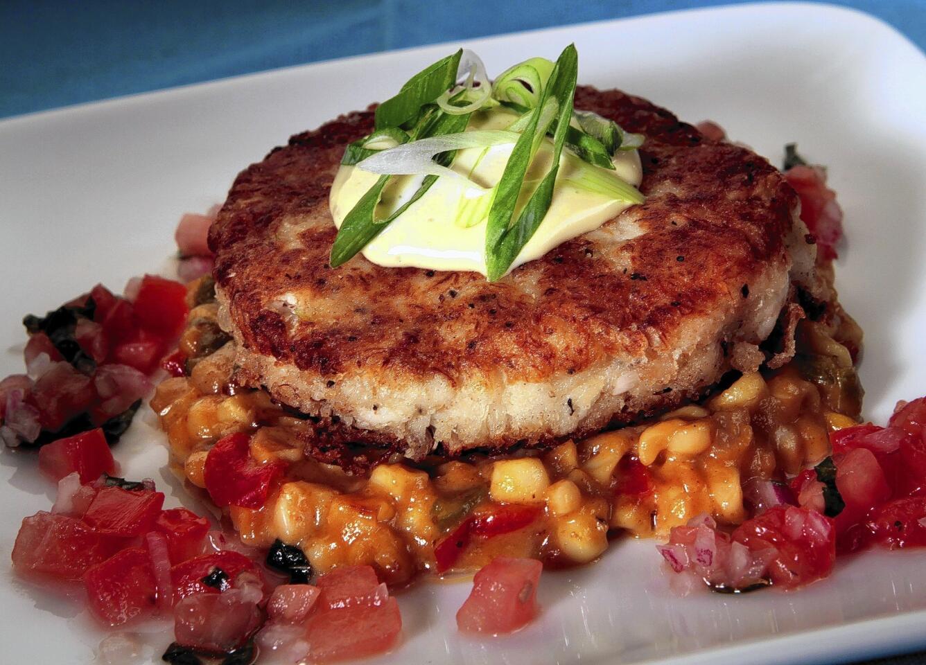 Red Fish Grill's crab cakes