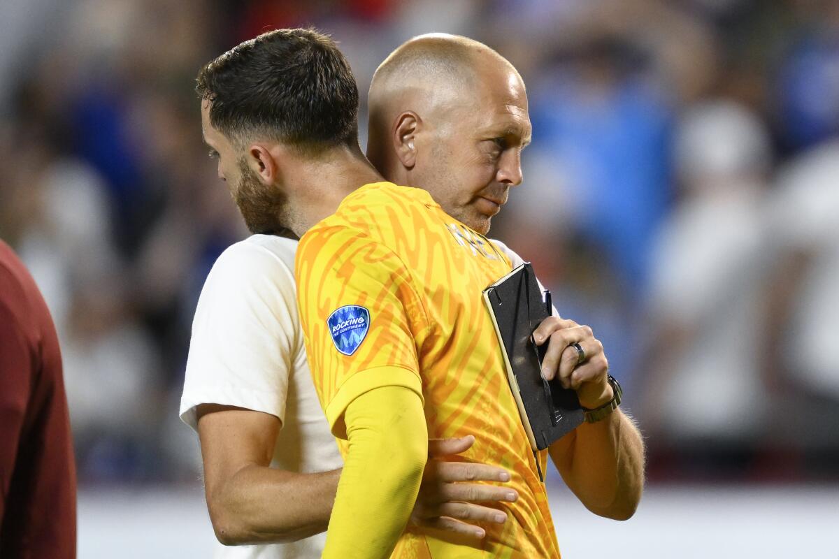 Coach Gregg Berhalter of the