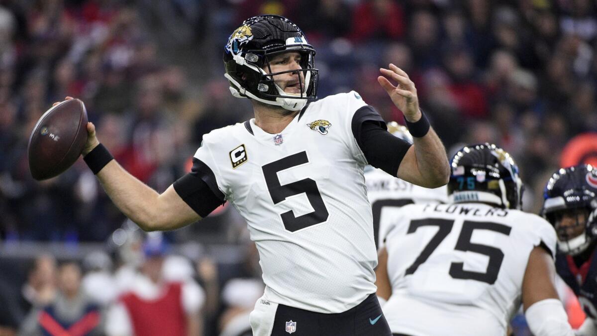 Blake Bortles says he wants to be a starting quarterback again, but that this year he hopes to help Rams starter Jared Goff and learn what he can from coach Sean McVay.