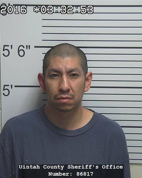 This photo released by the Uintah County Sheriff's Office shows Larson RonDeau. Authorities allege four men sexually assaulted a 9-year-old girl at a Utah home while her mother was in the garage smoking meth. (Uintah County Sheriff's Office via AP)