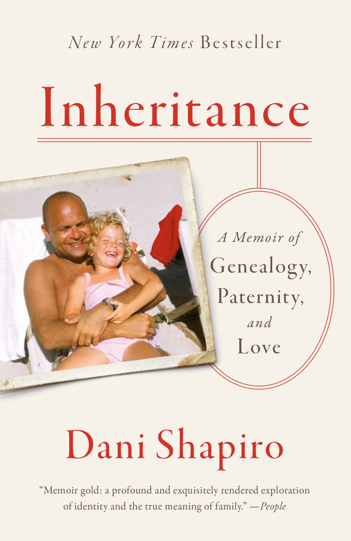 A book jacket for "Inheritance," by Dani Shapiro. Credit: Anchor