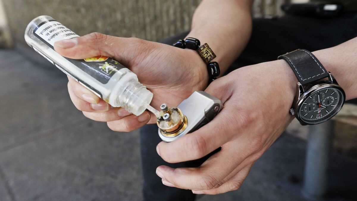 San Francisco supervisors want to crack down on youth vaping.