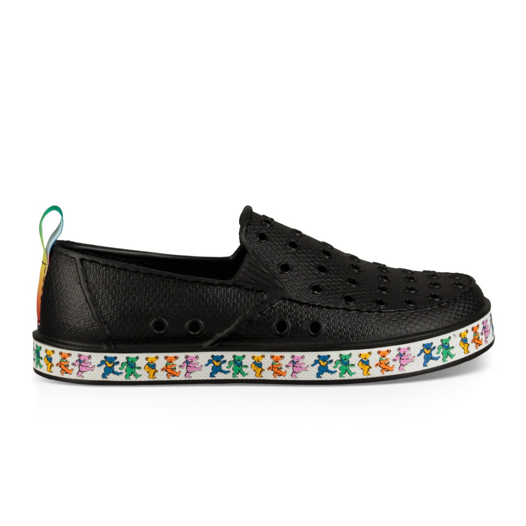 These slip-on shoes, sized for bigger and smaller kids, are soft, lightweight and waterproof.