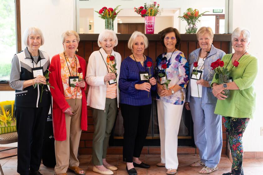 Rancho Belles board members Alice Balfrey, Caroline Burchell, Julie Smith, Ro Keenan, Sharon Dutton, Maureen McSherry and MaryKaye Boutilier.