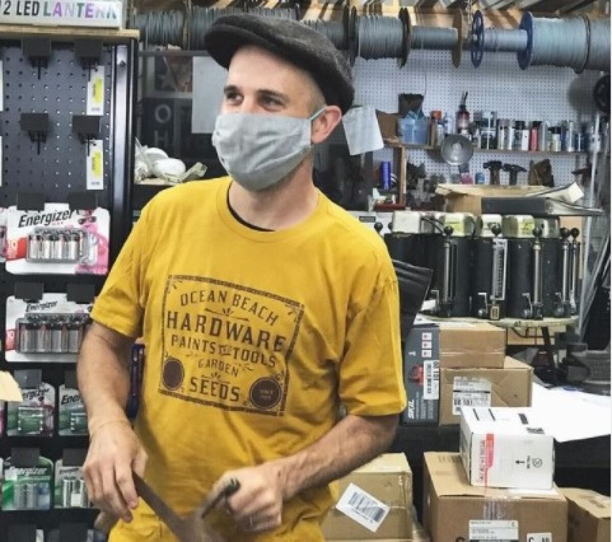 Michael DeEmedio kept OB Hardware open during the COVID-19 pandemic all but one day.