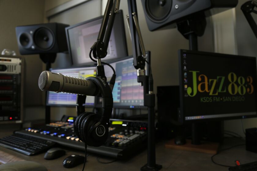 Award-winning San Diego radio station continues to air around the clock, despite its studios being shuttered since March because of the coronavirus.