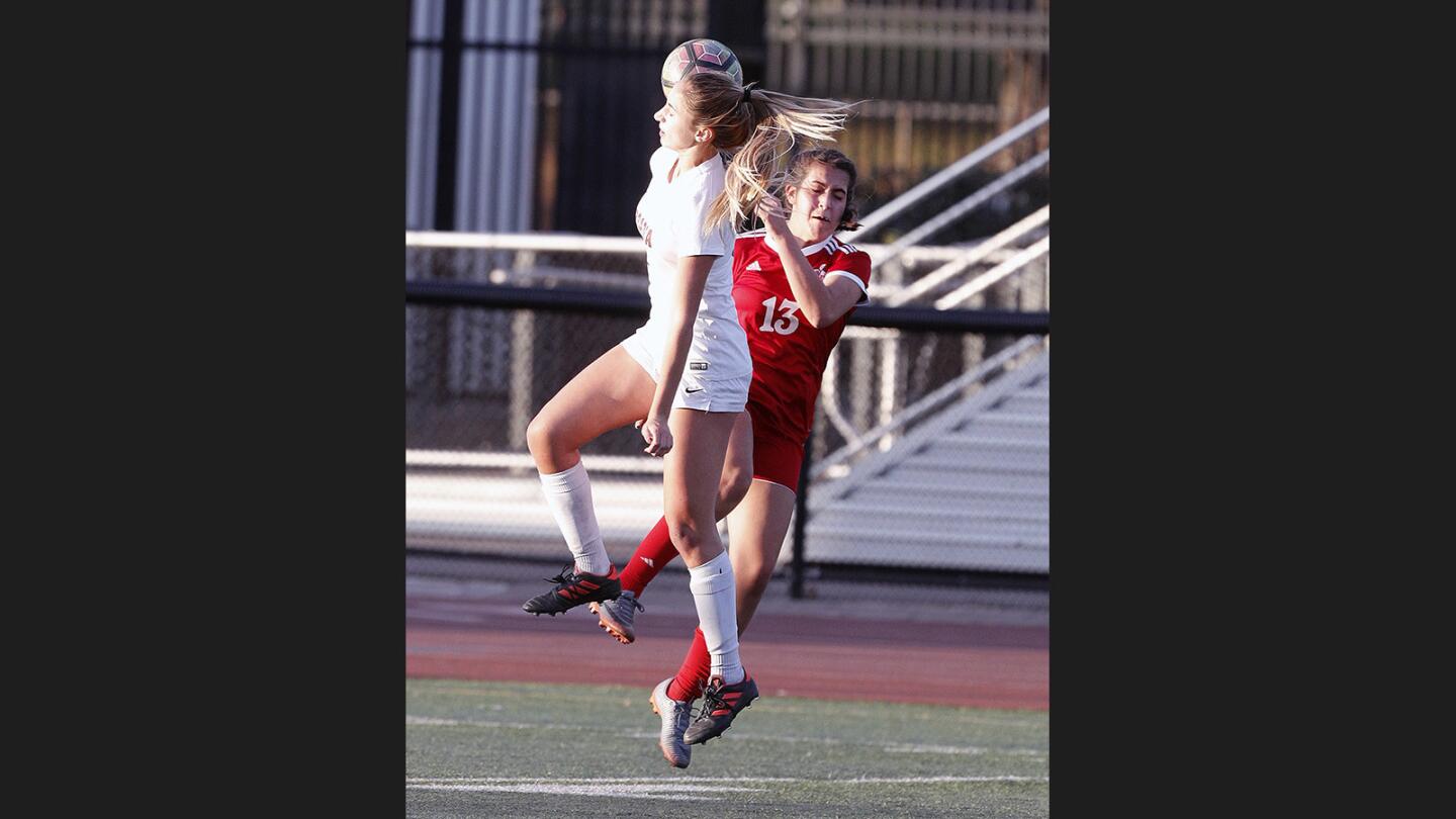 Photo Gallery: Burroughs vs. Arcadia girls' soccer