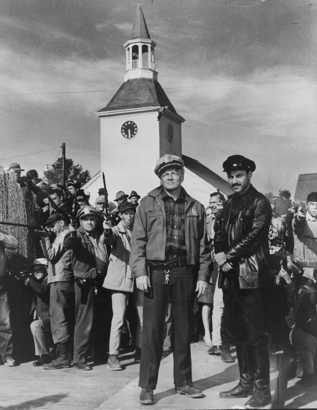 Alan Arkin, right, and Brian Keith in the 1966 film "The Russians Are Coming, the Russians Are Coming."