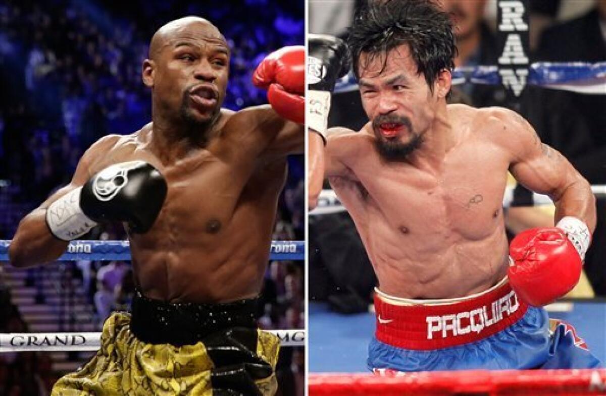 Los grandes protagonistas de la "pelea del siglo", el estadounidense Floyd Mayweather Jr, y el filipino Manny Pacquiao ya están en sus respectivos hoteles en Las Vegas.