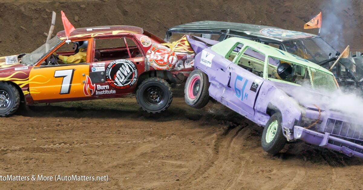 AutoMatters & More: Firefighter Demolition Derby at 2023 San Diego County Fair