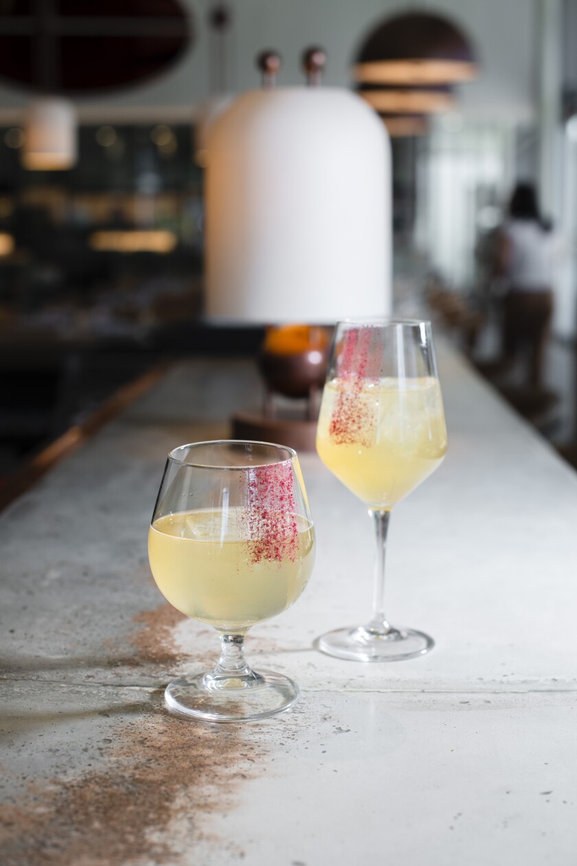 Otaca cocktail at Solstice in Irvine.