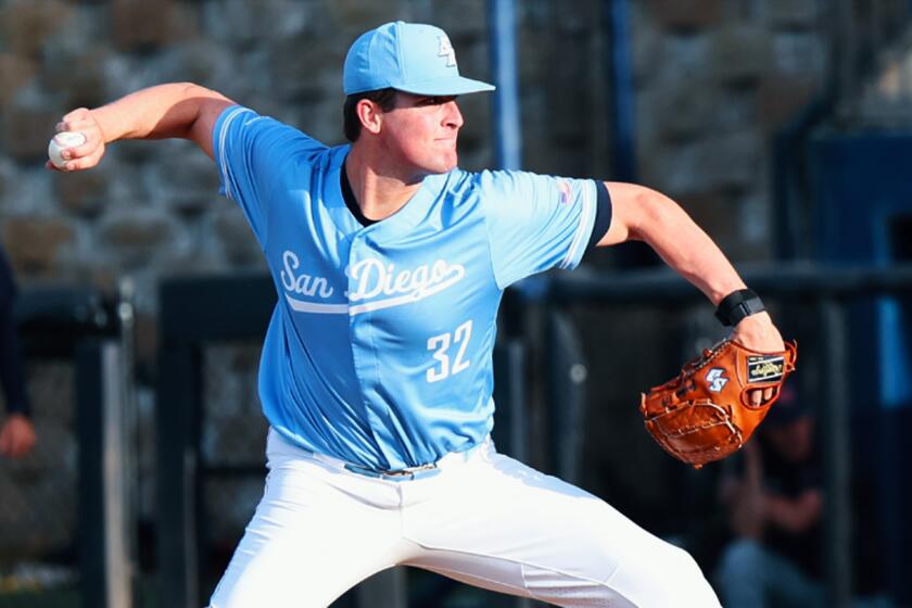 USD right-hander Josh Randall helped pitch the Toreros to WCC Tournament victory over Portland.