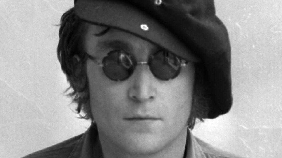 Una imagen de archivo del legendario John Lennon.