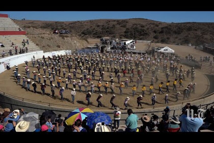 Chula Vista dance group performs at the Festival del Norte in Rosarito