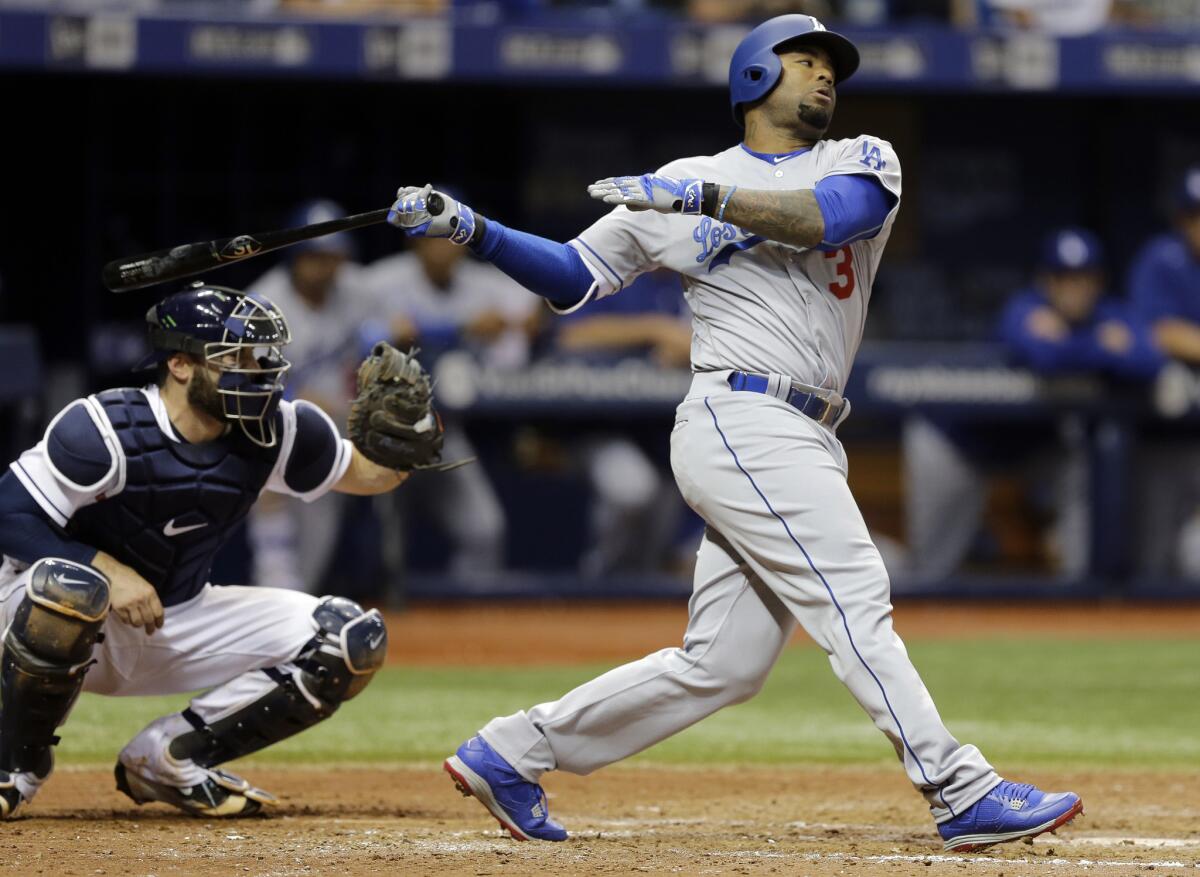 The Dodgers still owe Carl Crawford more than $40 million.