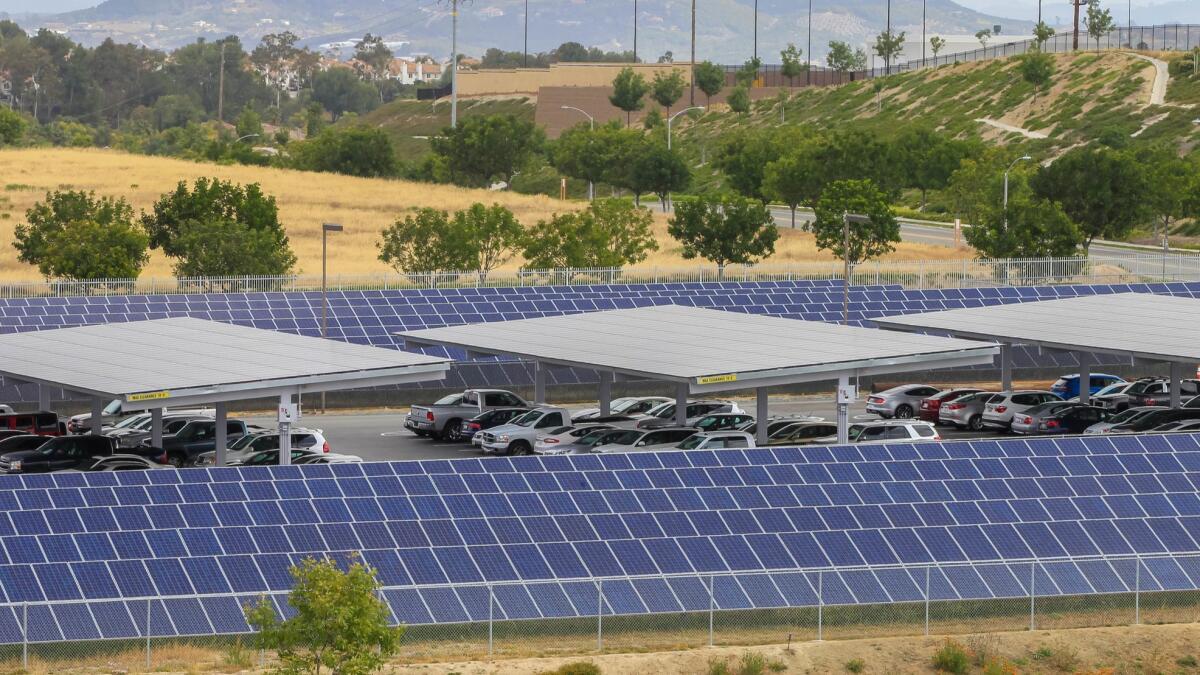 Genentech officials in 2016 unveiled a large system of solar panels at its campus in Oceanside. A recent solar siting survey reports there are many untapped commercial solar locations in San Diego.