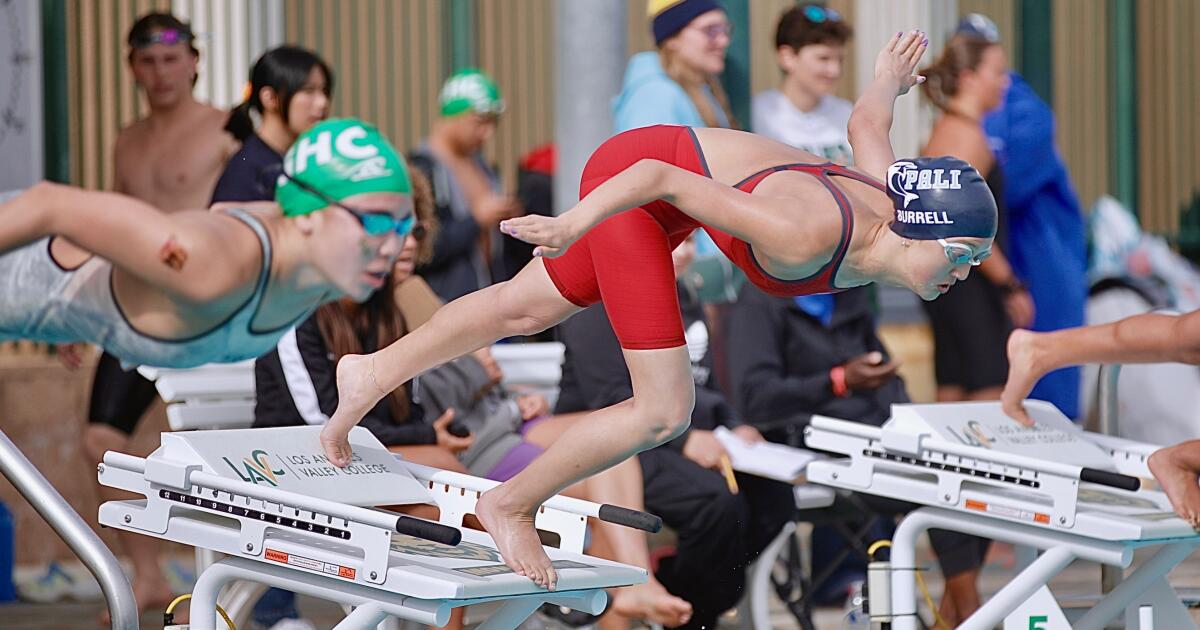 Les garçons de Granada Hills remportent le titre de natation de la section City ;  cravate des équipes de filles