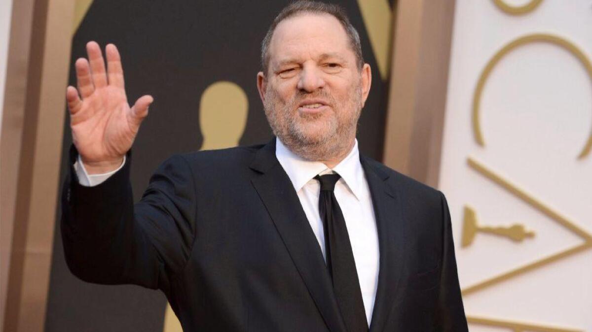 Hollywood producer Harvey Weinstein