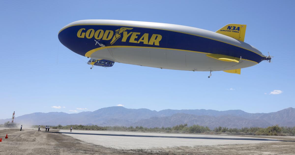 I rode in the Goodyear blimp over Coachella