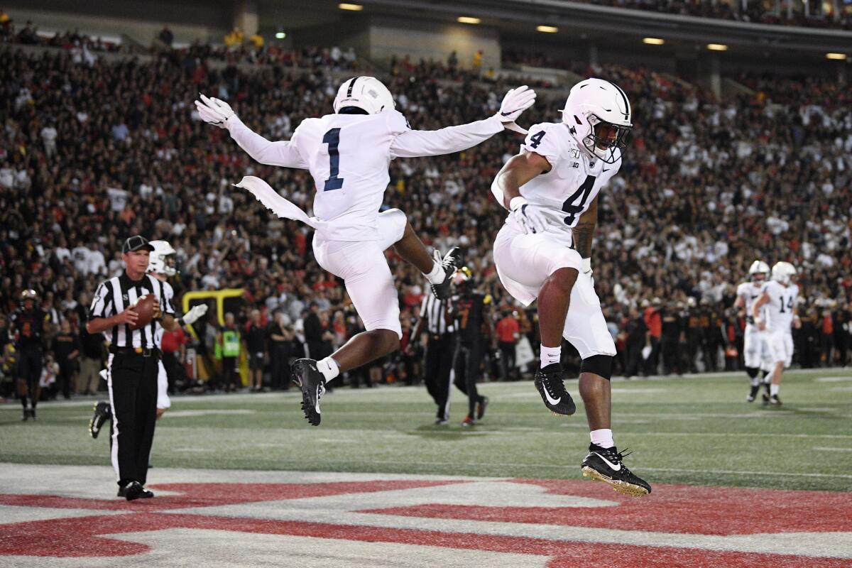 Penn State wide receiver KJ Hamler will enter the NFL draft