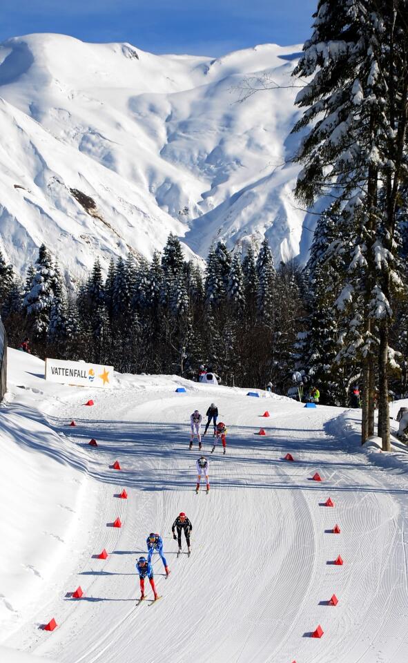 The Laura cross-country ski complex at Krasnaya Polyana has been open since 2008 and will host several Olympic events.