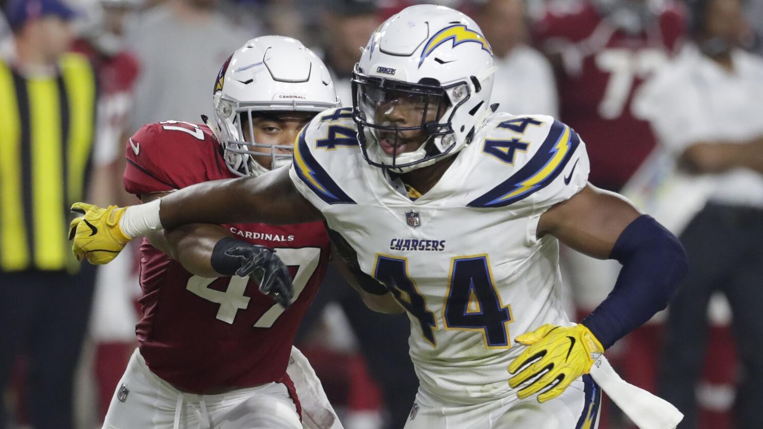 Chargers' Kyzir White eager to showcase his promise after injury-shortened  debut - Los Angeles Times