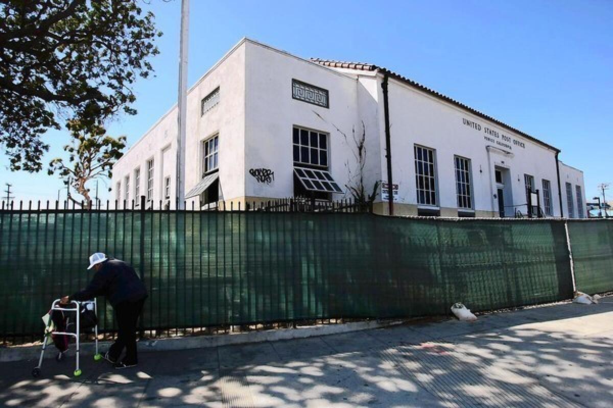 The 1939 building that once housed the Venice Post Office will soon undergo renovation to become the headquarters of Silver Pictures.