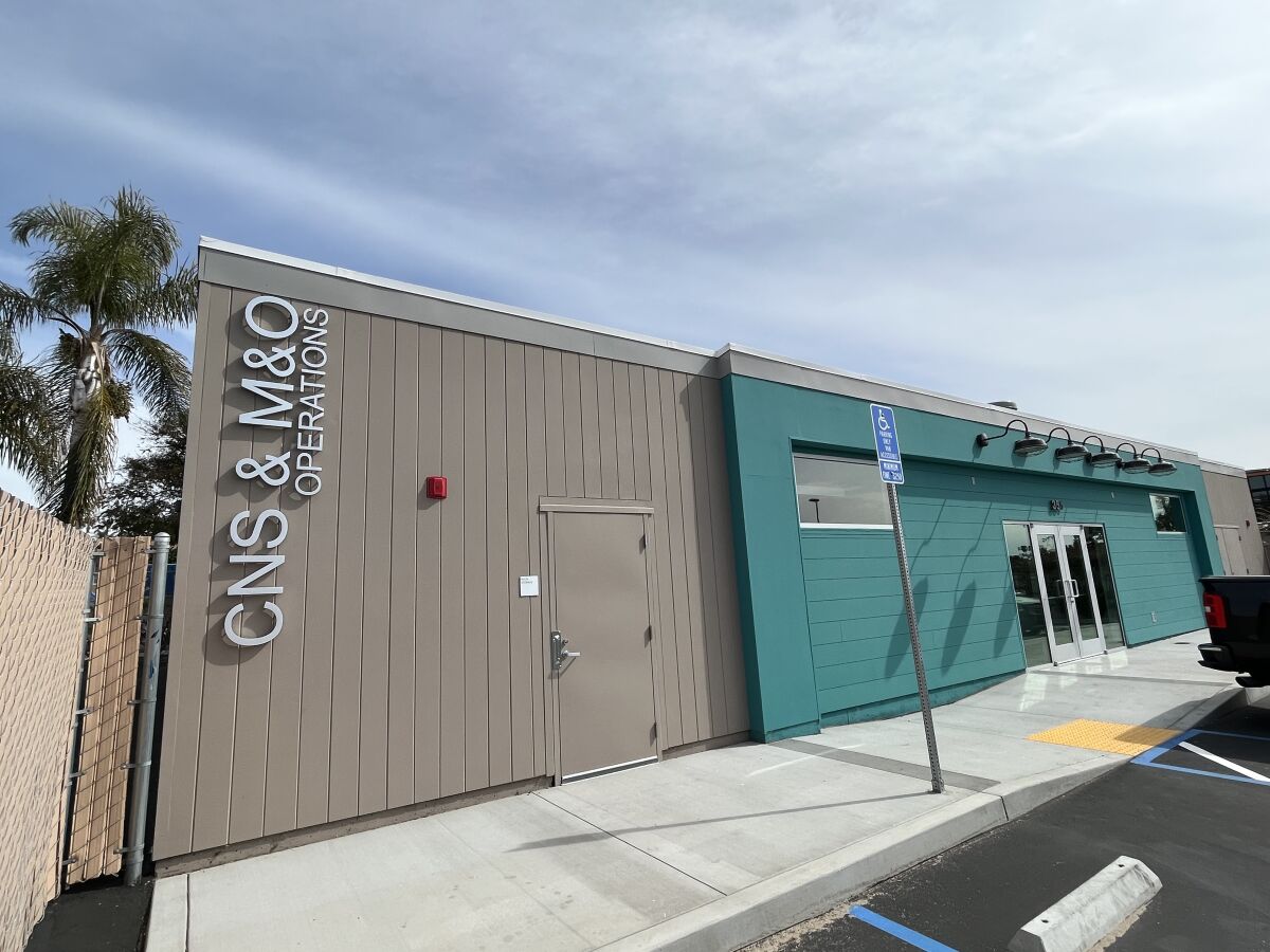The Solana Beach School District's new child nutrition and maintenance offices on Cedros.