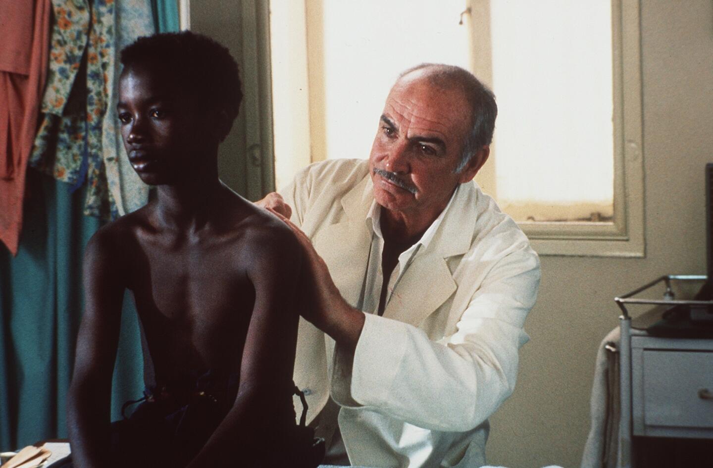 Connery stars as West African physician Dr. Alex Murray in "A Good Man in Africa."