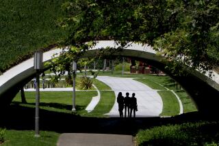 All is quiet on the UC Irvine Campus 