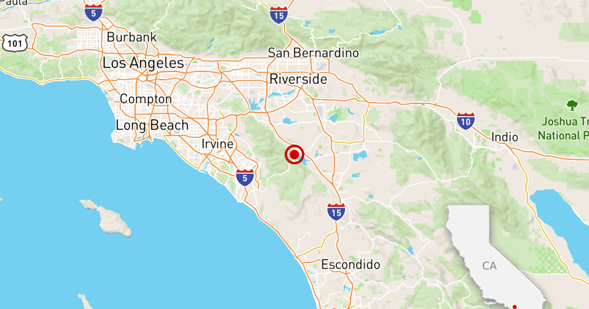 Magnitude 3.9 earthquake hits Lake Elsinore, newest to rattle SoCal