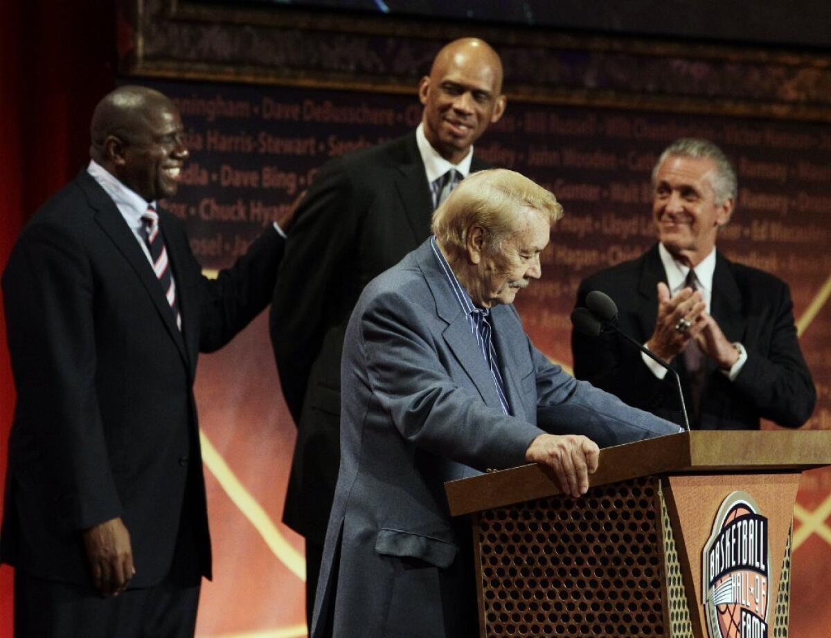 Lakers owner Jerry Buss died Monday morning.