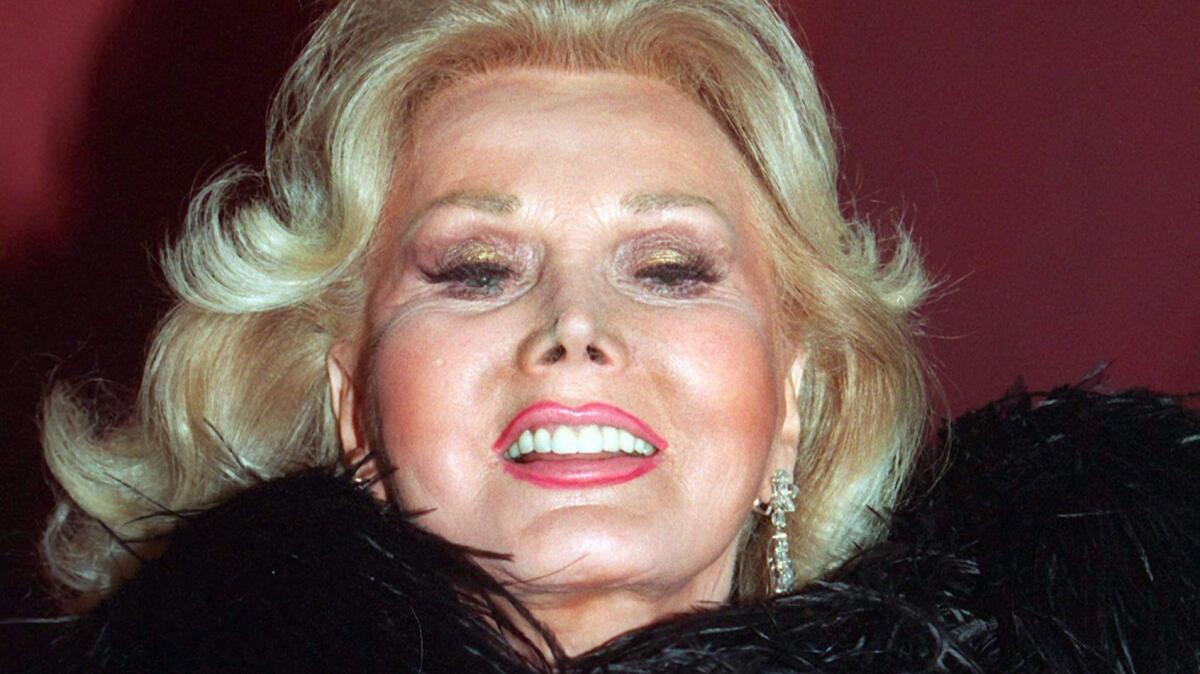 Zsa Zsa Gabor, shown in 1994, made her name partly through her many infamous moments on television.