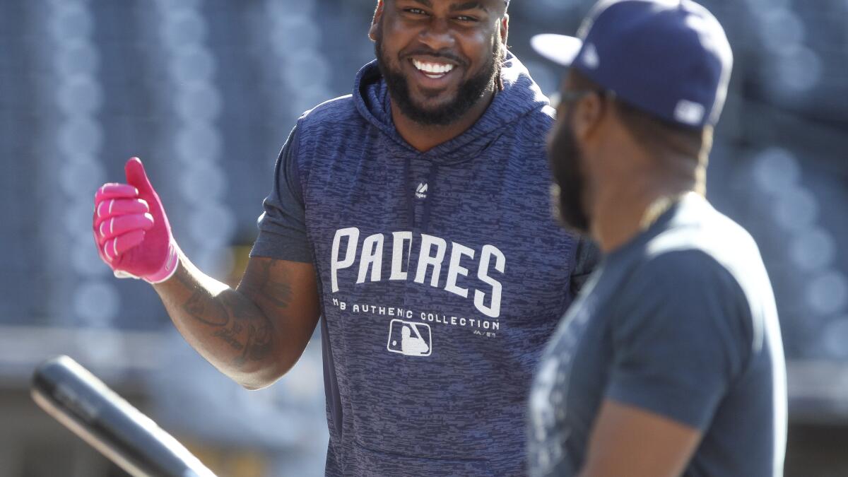 Padres trade Franmil Reyes, Logan Allen for outfield prospect - The San  Diego Union-Tribune