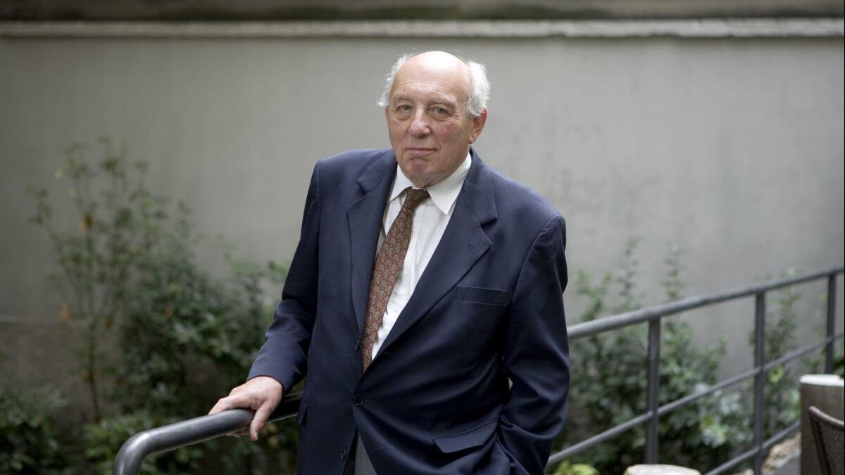 John Lukacs, a Hungarian-born American historian, is pictured in Mantova, Italy, in 2006.
