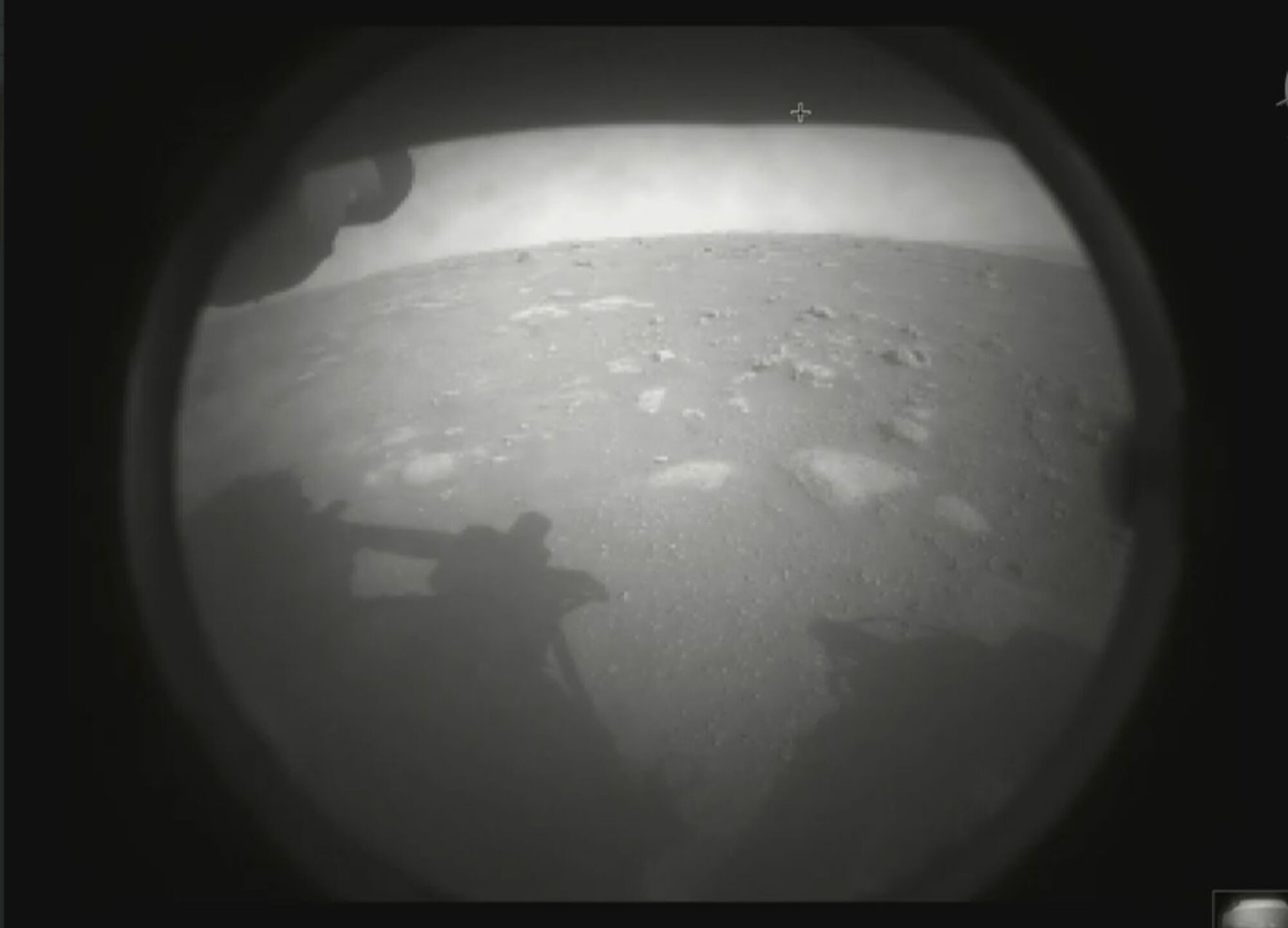 Rover image of Mars surface
