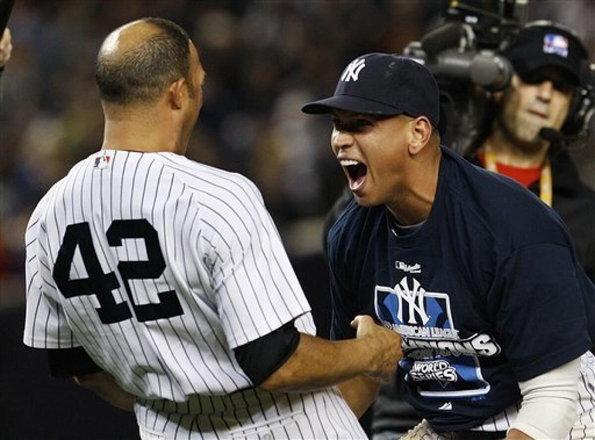 Yankees beat Angels 5-2, advance to World Series - The San Diego